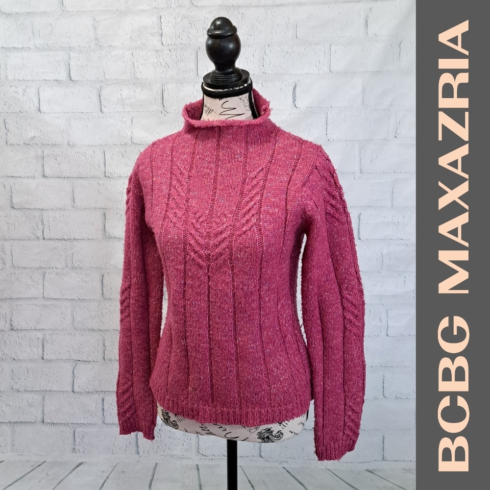 BCBG Maxazria fuschia sweater